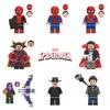 X0331 Spiderman Building Blocks Toy Set With Black And Red Superhero Suit