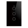 B97A-US Wifi Tuya Intelligenter Wandschalter RF433 3-fach Neutralleiter Berührungssensor LED-Lichtschalter Für Alexa Google Home Smart Home