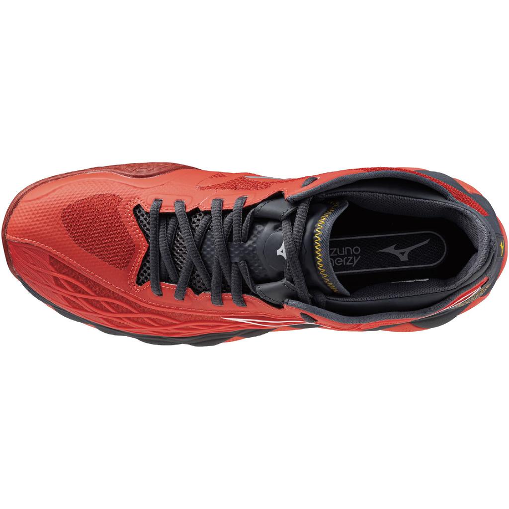 Tennis Shoes Wave Enforce TOUR AC All Court Club Activities Lightweight Game Court Soft Tennis Hard Tennis Red X White X Dark Gray Cm 2E [Mizuno] 24.5