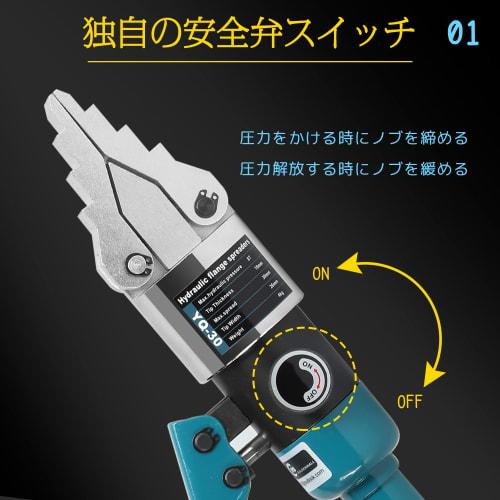 CGOLDENWALL Flange Spreader/Expander, 8T/Maximum 50mm Widening, Hydraulic/Integrated, Separation/Expansion Tool, Expansion Kit, Compact and Lightweigh