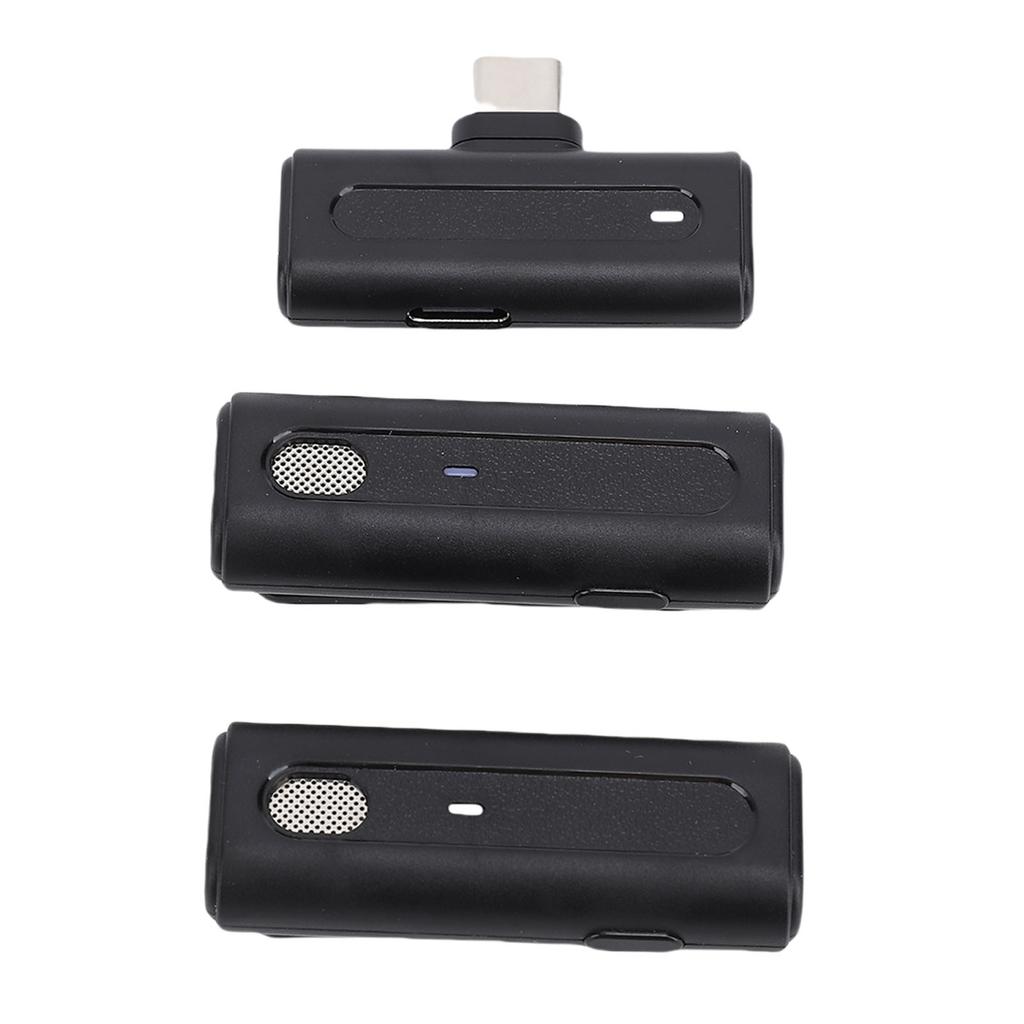 Lavalier Microphone System USB C Wireless Lapel Mic for Camera PC Smartphone Interview Recording Video Live Streaming