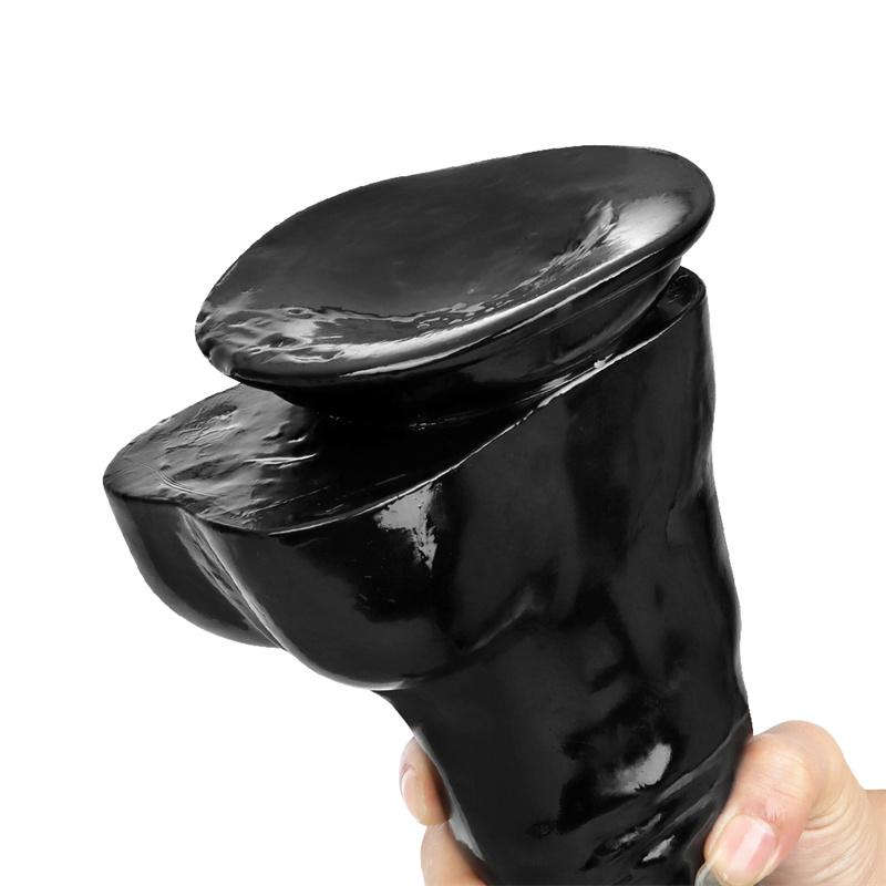 Kôň kohút 8 cm veľký žrebec Alternatívne zviera nadrozmerný falus análny kolík popolavý hráč super hrubý