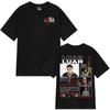 Raper Luar La L 2025 Album L3TRA Koszulki Unisex Damskie Hip Hop Moda Koszulki z Krótkim Rękawem Bawełna Oversize Streetwear Koszulka