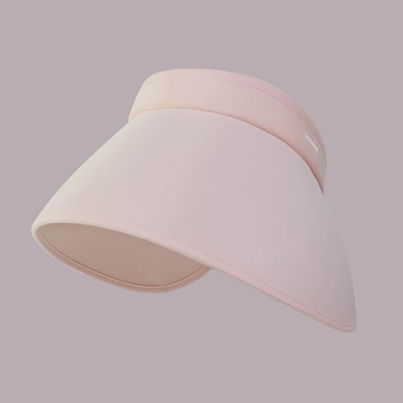 

Cover Face Summer UV Protection plus Size Air Top Sun Hat Wrap Brim Sun Protection Hat Female Ice Silk Sun Hat XMZ087 pink All yards