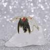 Unique Movie Inspired Angel And Demon Brooch Pin Stylish Alloy Cartoon Accessory