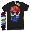 Niederlande Skull Flag Holland Totenkopf Football Motorcyclist T-Shirt. Summer Cotton Short Sleeve O-Neck Mens T Shirt New S-3XL