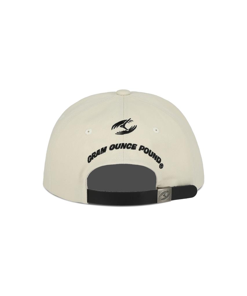 GRAM OUNCE POUND Seven Stars Two Tone 5-Panel Cap_Cream