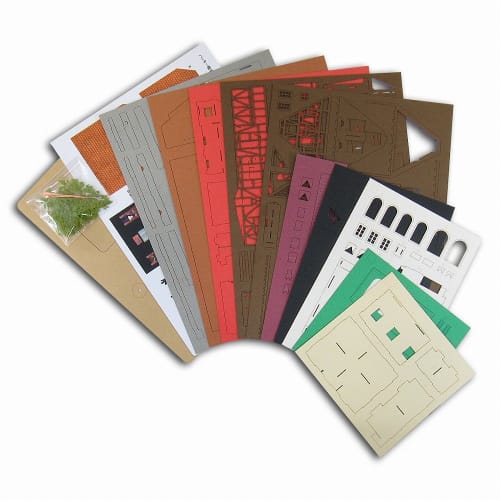 Sankei Miniature Art Kit Giant Bean Bag Chairs Studio Ghibli Series Howl's Moving Castle Hatter's Hat Shop 1/150 Scale Paper Craft MK07-03