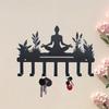 Yoga Wall Hooks Metal Key Holder for Home Office Entryway Installation