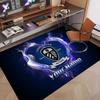 Custom Rug Leeds United Pattern Print Name Text Soft Non‑Slip Floor Carpet for Home Indoor Decoration
