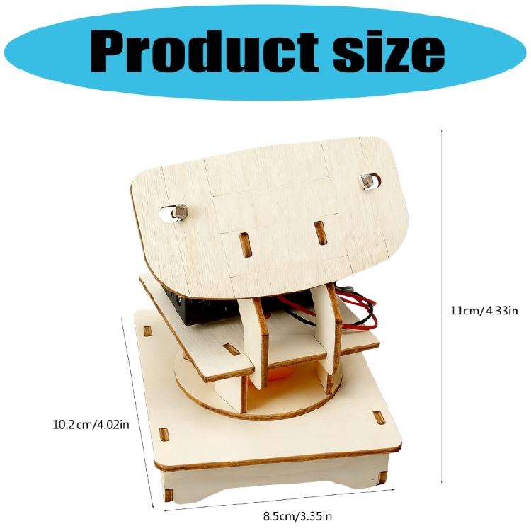 Assembly Wooden Lidar Model Set Wooden Lidar Model Physics Experiment Science Classroom Teaching Aid For Students Kid