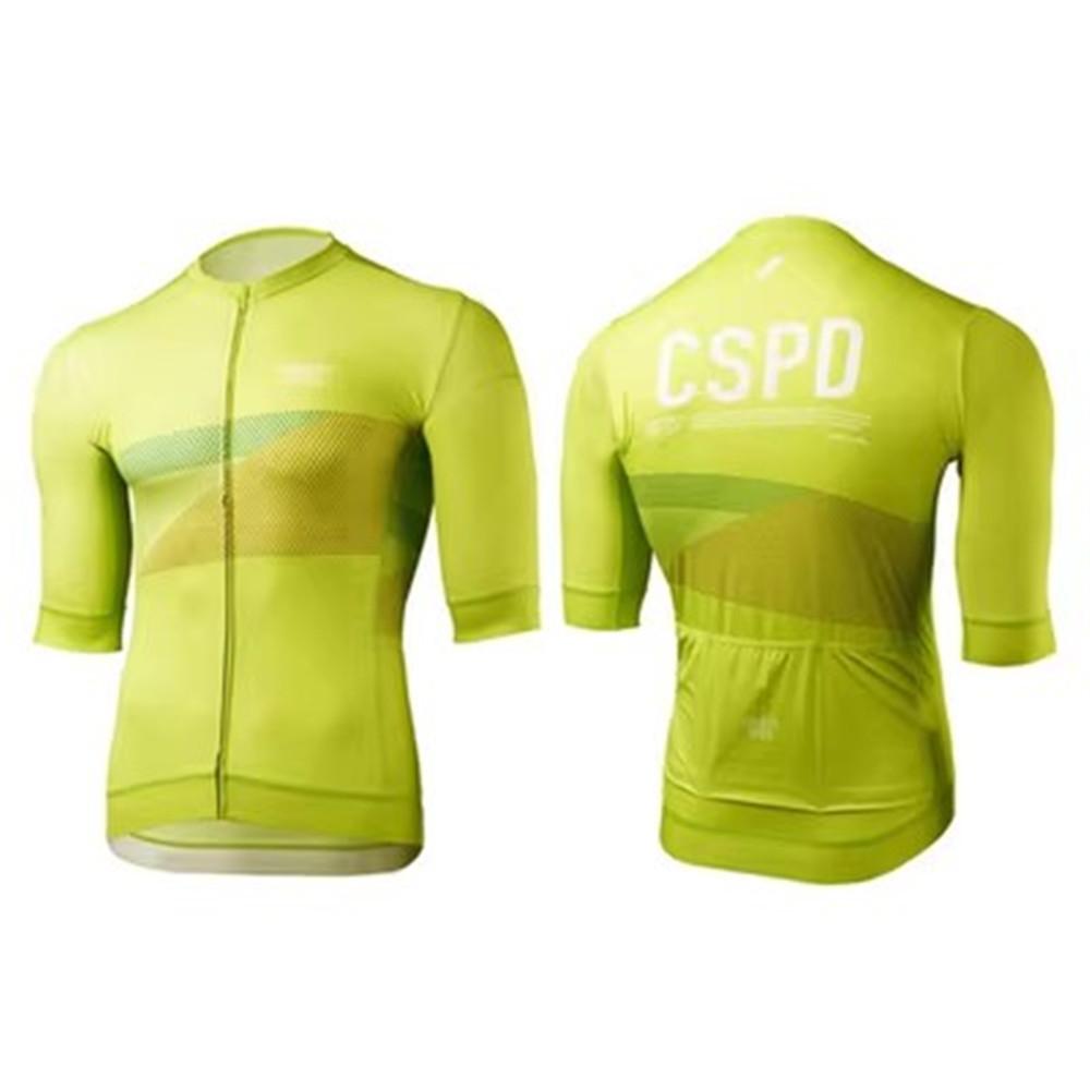 Summer high quality men's CSPD short-sleeved top bicycle competitive version mountain bike cycling suit