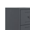 Nightstand Anthracite 36 x 39 x 43.5 cm Steel