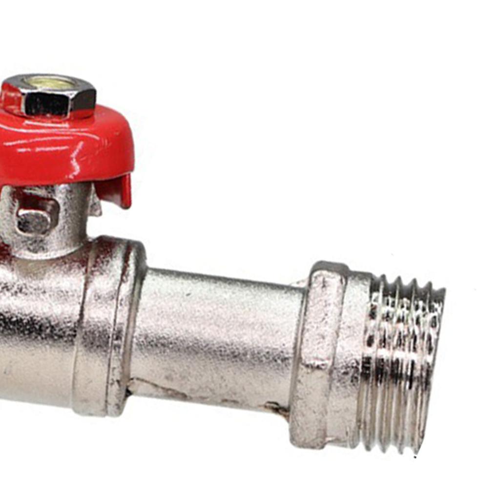 Water Nozzle Zinc Alloy Outlet Water Tap Fauset Rustproof High Pressure for Garden Belt Nozzle