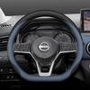 New Leather Car Steering Wheel Cover For Nissan Patrol Y63 Xtrail Kicks Qashqai Versa Sentra Altima Armada 2011-2026 Accessories