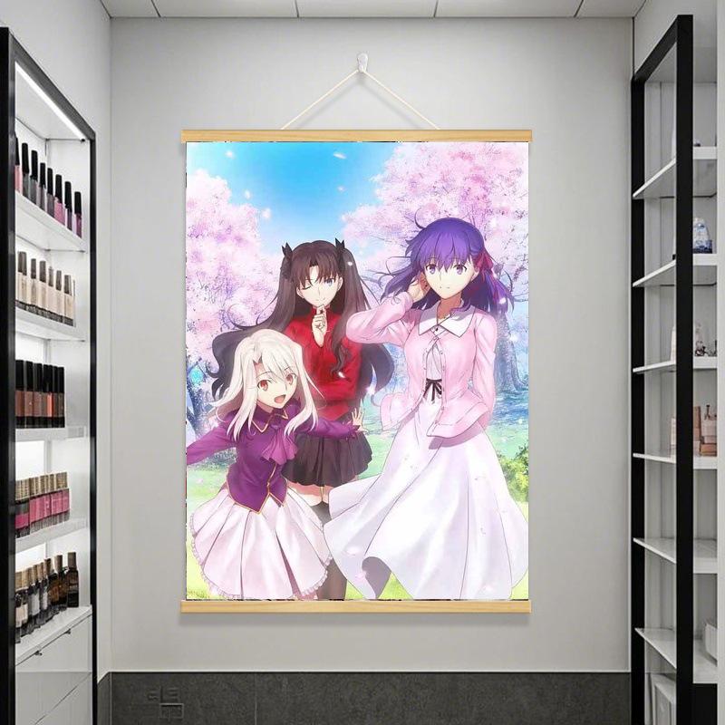 Fate Heaven's Feel Emiya Shirou & Matou Sakura Dorm Room Poster - HD Self-Adhesive Wall Sticker