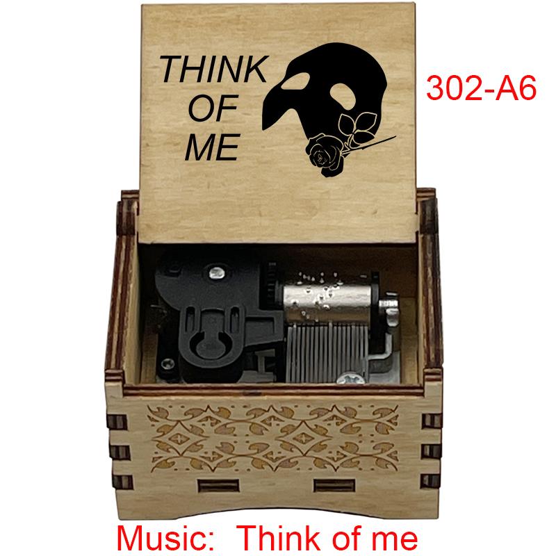 The Phantom Of The Opera Music Box Think of Me/All I Ask of You Melodies Special Musical Gift for Fans Friends Birthday Souvenir 3