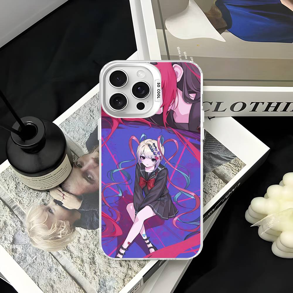 Anime Needy Streamer Overload Phone Cover For IPhone 16 15 14 13 12 11 17 Pro Max Plus Color Silver Shell