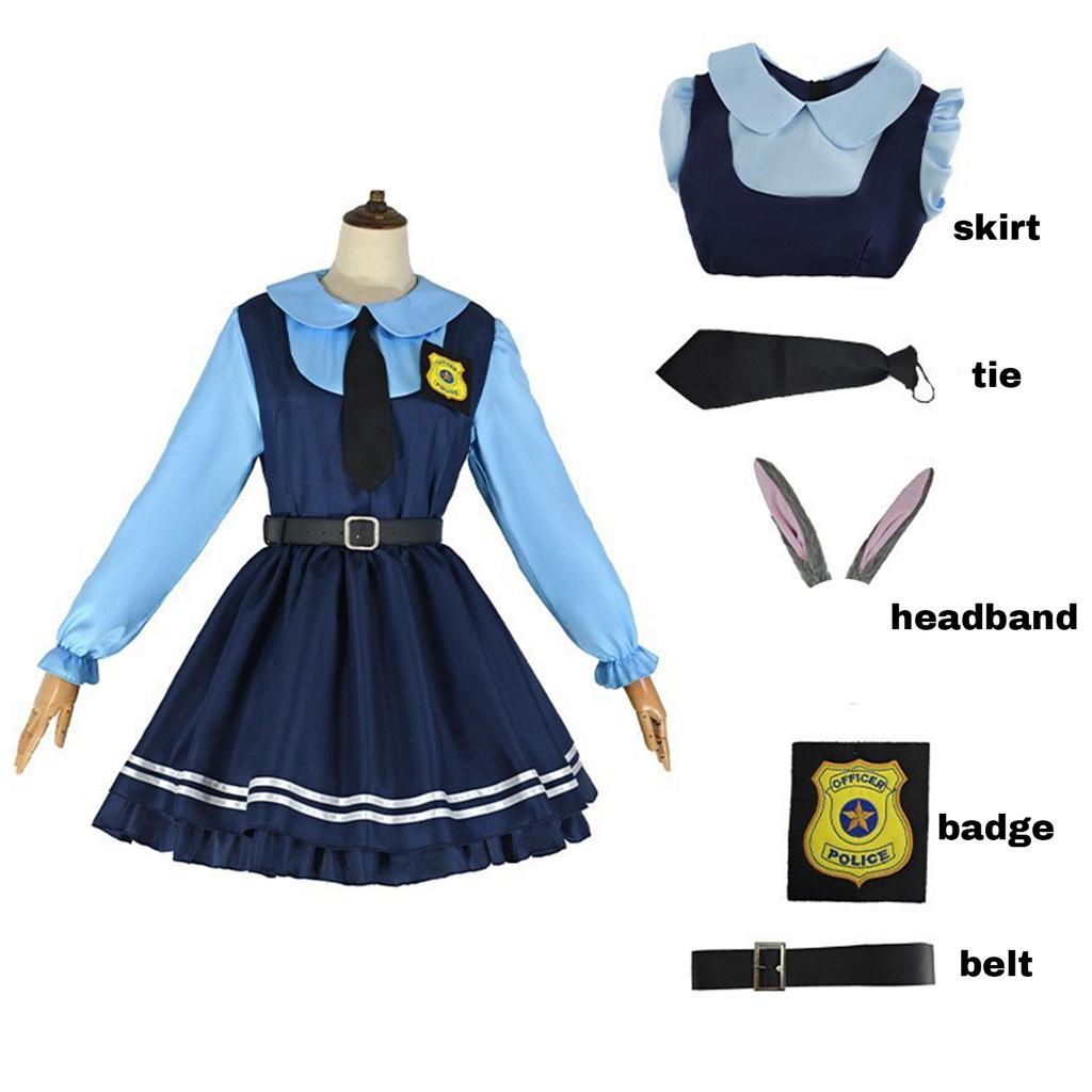 Game Character Cosplay Costume Set, Dress Up Party Costumes, Exhibition Performance Costumes