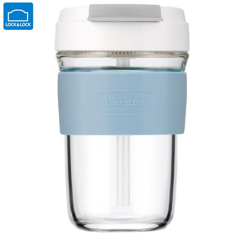 Lock&Lock Heat-Resistant Glass Cup with Silicone Sleeve