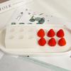 3D Christmas Strawberry Candle Mold DIY Aromatherapy Handmade Soy Wax Mould Kitchen Tools Cake Soap Silicone Mold Scented Candle