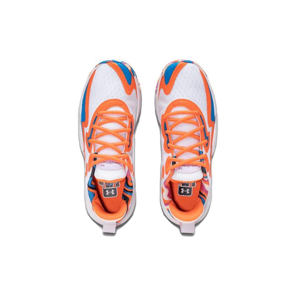 Under Armour Spawn 5 LE White Citrus Blast Unisex Sneakers Grey 3026758-100