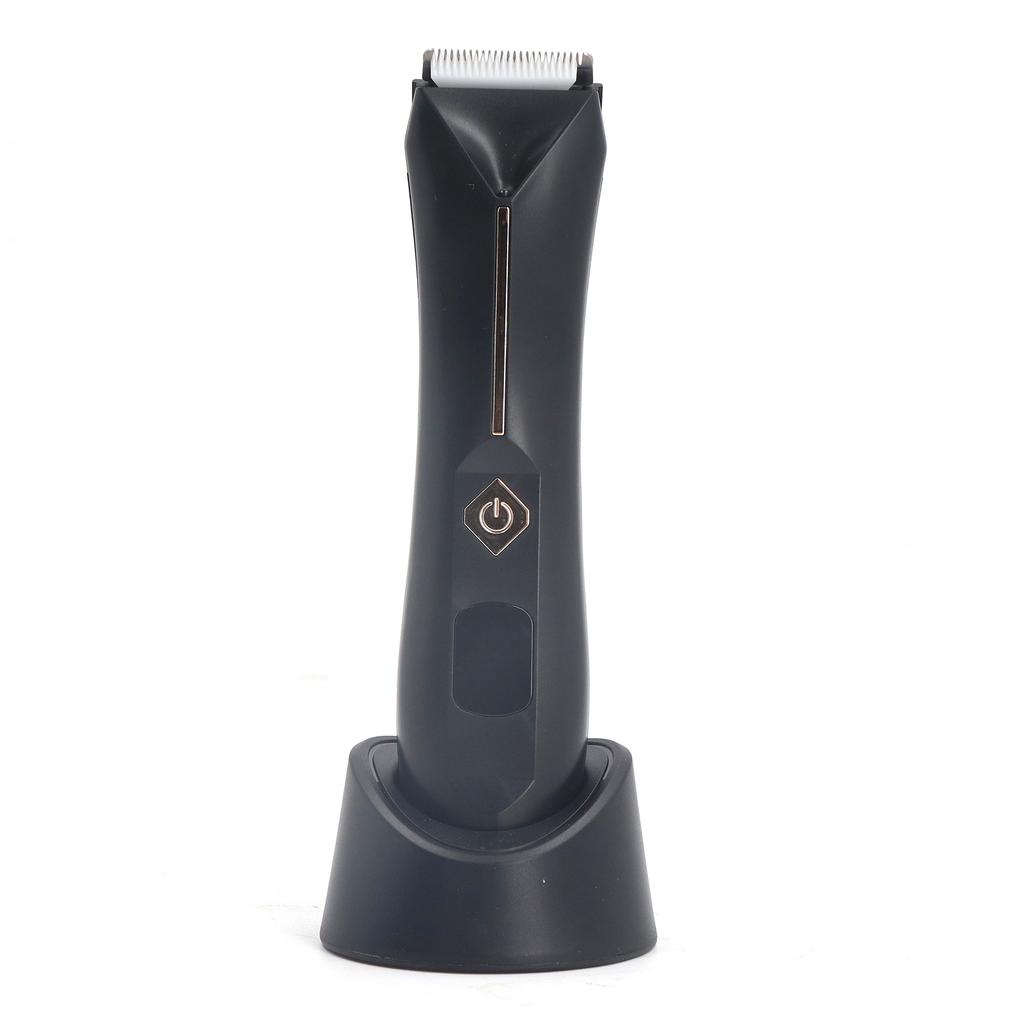 Body Trimmer for Men Re able Pubic   with Ceramic Blades LCD Display with IPX7 LED Light for Dry and Wet Use Full Body Grooming