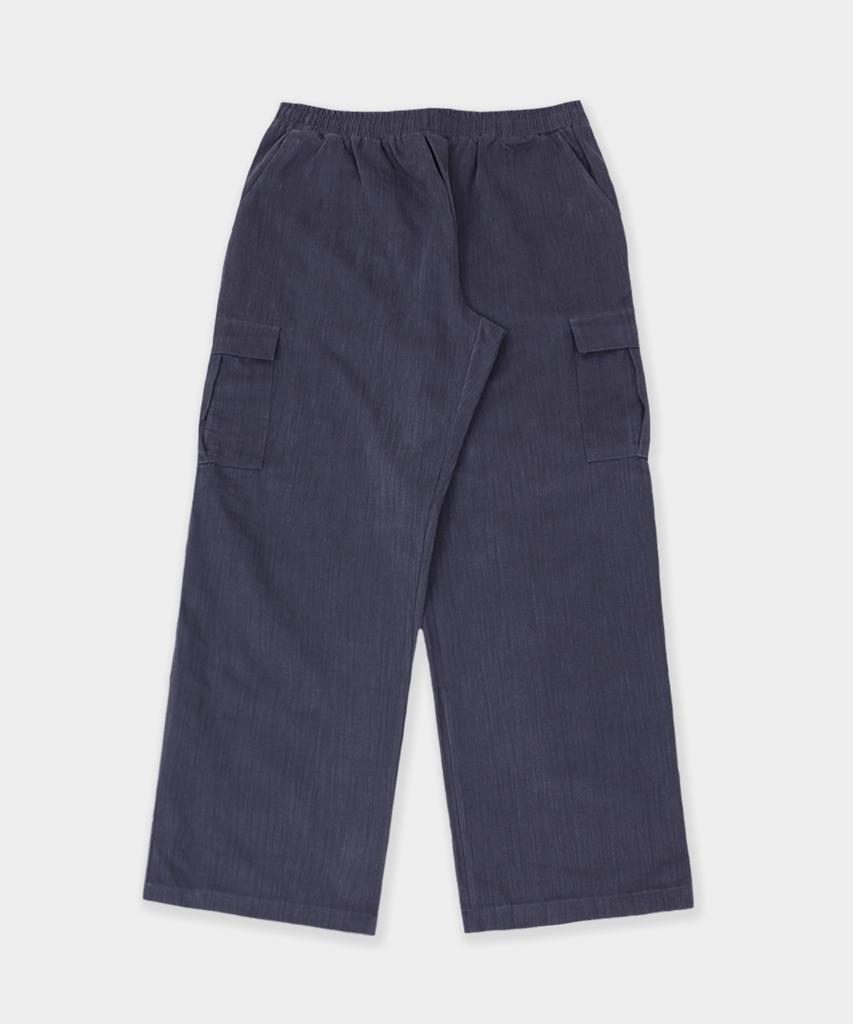 CAMEL WORK No.353 Structured Cargo Pants (Purple)