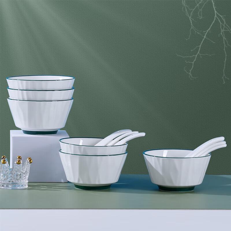 ARIS 12-Piece Nordic Ceramic Dinnerware Set