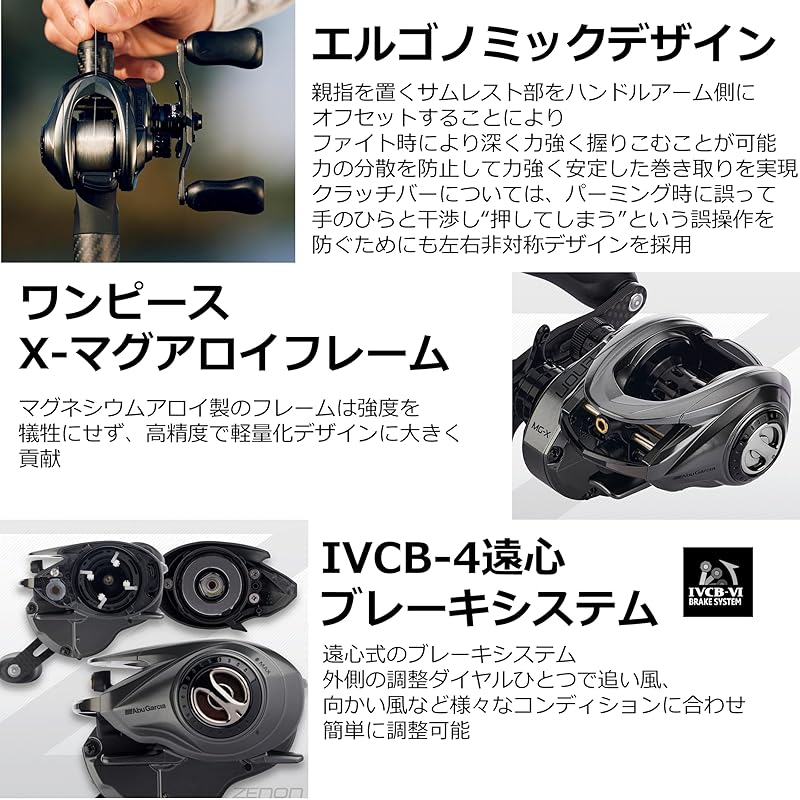 AbuGarcia Zenon MG-X Low Profile Reel SHS LE