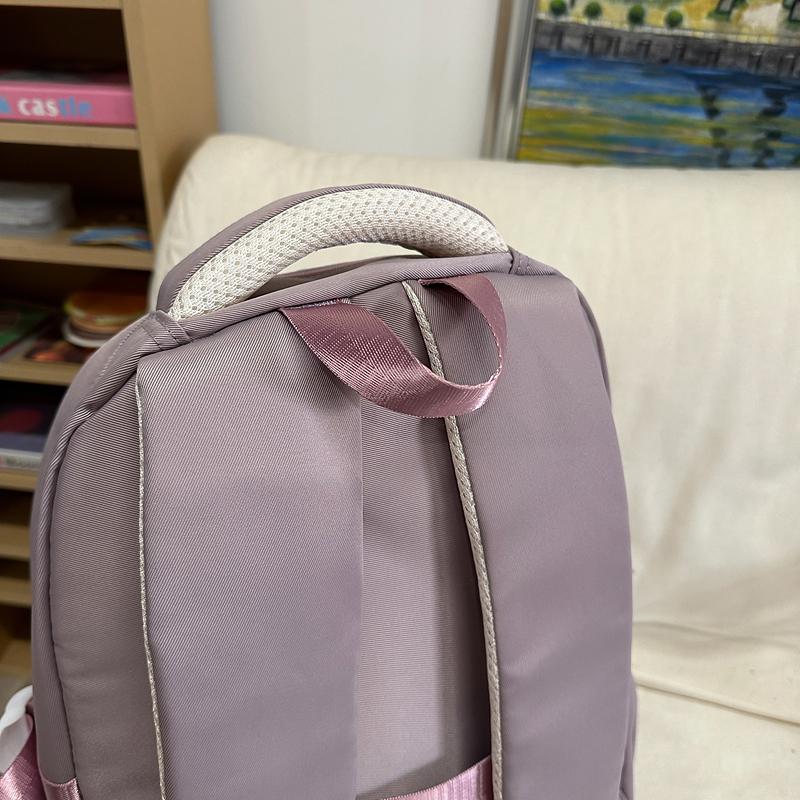 Student Schoolbag Ridge Backpack Women's Lightweight Large Capacity Backpack