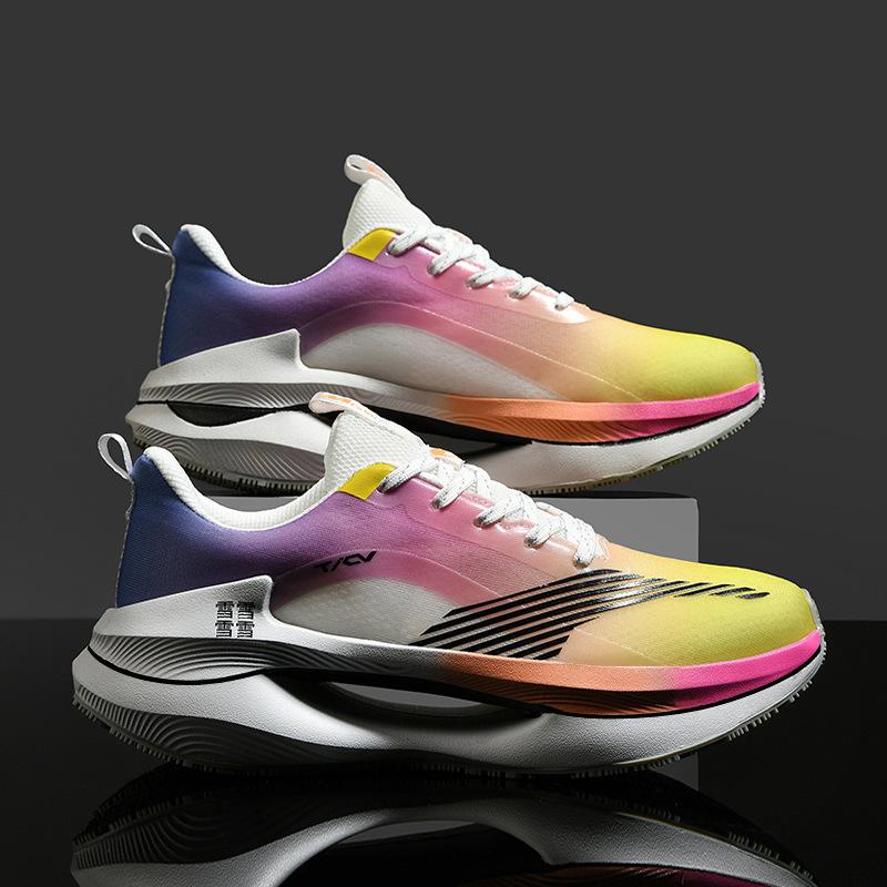 

Кроссовки для бега с технологией Hollow, амортизация, мужская обувь, сетчатая дышащая обувь для марафона, легкая спортивная обувь MD, пара обуви 45