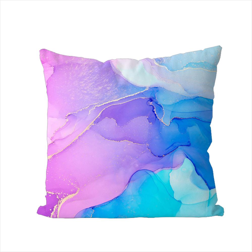 Marble Pillow Case For Car Sofa Decorative Home Doublesided Print Plush Square Throw Pillow Cushion Cover