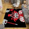 Magician clown (red) Rug Floor Mat for Living Room or Bedroom Soft and Comfortable Carpet a Gift for Birthday and Holiday.MFF0918438
