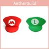 Anime Game Super Mario Luigi Bros Cosplay Hat Adult Kids Halloween Props Costume