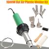 Pistola de soldadura de 220V, 1600W, 2 uds., boquilla de velocidad y rollo de antorcha de aire caliente, soldador de plástico, herramienta de soldadura por calor