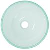 Tempered Glass Wash Basin 30 X 12 Cm Matte Finish