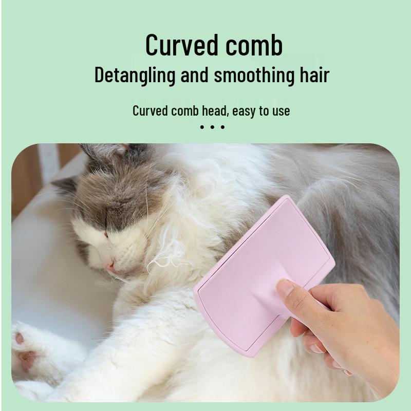 Pet Grooming Needle Comb for Cats & Dogs - Detangling, Deshedding, and Hair Removal Tool