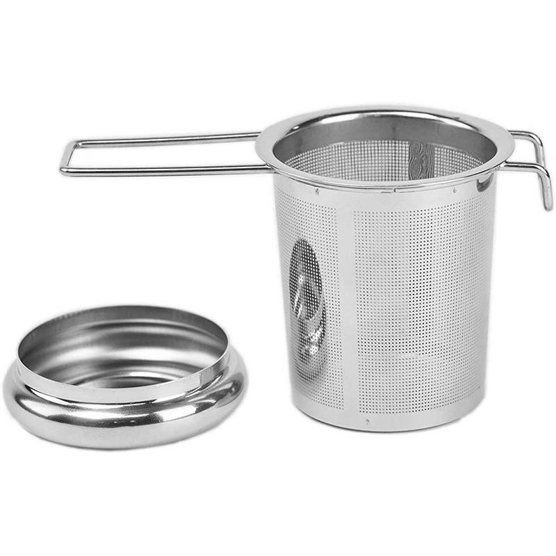 304 Stainless Steel with Lid for Leak Detection, Microporous Tea Filter, Tea Filter, Cross-border Tea Bladder, Sold On Amazon