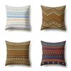Ethnic Style Colorful Boho Polyester Pillowcase Car Decoration Home Printed Waist Pillowcase