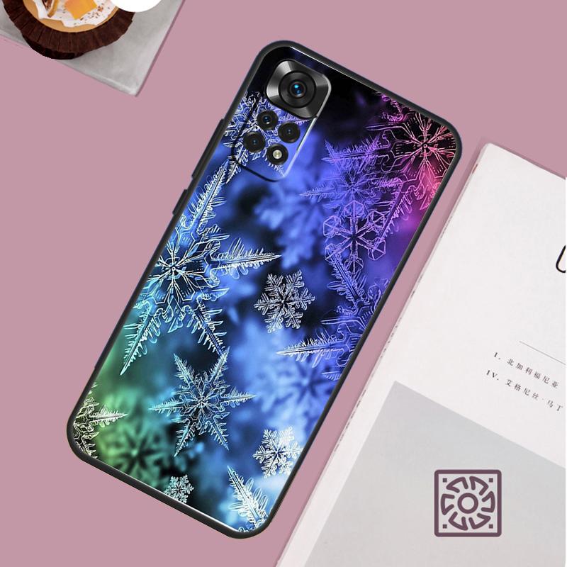 Snow Snowflake Winter Case For Xiaomi Redmi Note 12 9 10 11 13 Pro Plus 9S 10S 11S 12S Redmi 12 10C 12C 13C Cover
