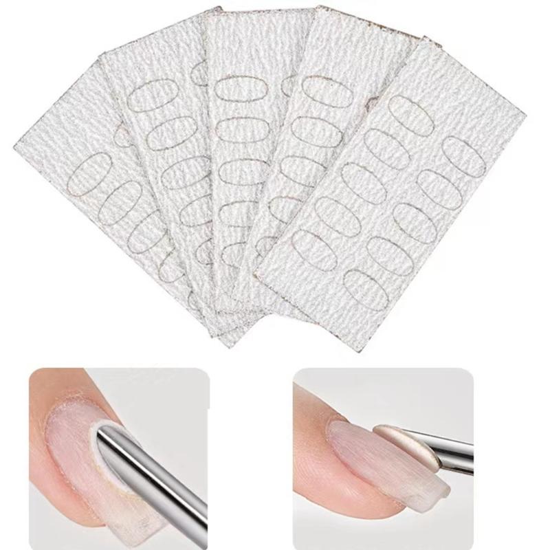 Nail Sanding Tablet Mini Nail File with Adhesive Disposable Nails Accessories Cuticle Pusher Sandpaper Manicure Tools