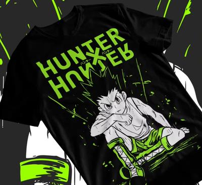 Summer Hot Selling Anime Tshirt Anime Graphic Shirt Hunter Anime Gon Anime Tshirt Soft Tee Mens Short Sleeved Tshirt