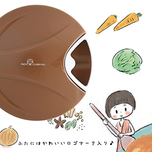 Pearl Metal Chopper, Big Size, Brown, Easy to Use, Just Pull the String, Indo Curryko CX-72