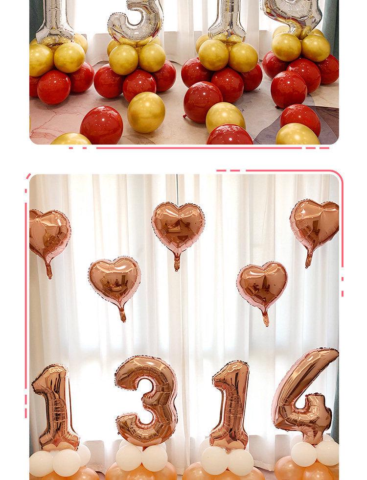 Romantic LOVE Balloon Set for Proposal, Birthday, or Wedding Room Decoration