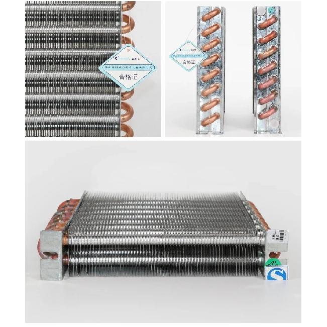 Refrigerator condenser water-cooled air-cooled copper tube radiator freezer ice maker freezer self-made universal evaporator