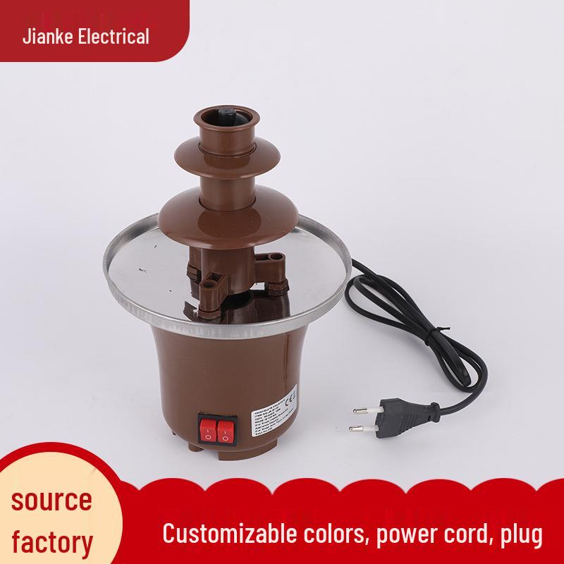 

Трехъярусный мини-шоколадный фонтан с двойным переключателем