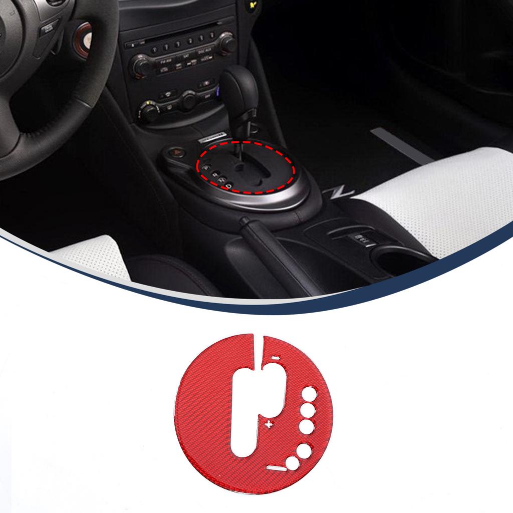 For Nissan 370Z Z34 2009+ Car Soft Carbon Fiber Up Speedometer Dashboard Console Trim Cover Sticker Kit  Interior Accessories
