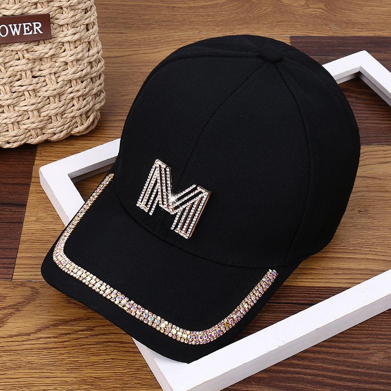 

Женские шляпы Бейсболка Шляпы для женщин Мода Спорт на открытом воздухе Бейсболка D Буква Rhinestone Sun Hat Дизайнерская шляпа Хип-хоп