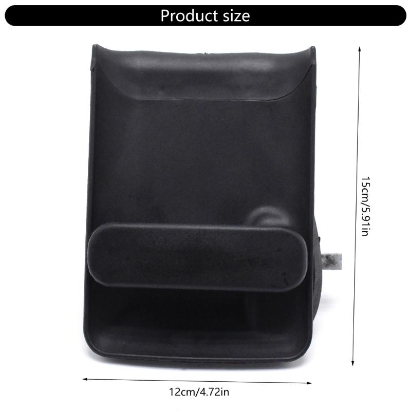 Durability Black Exterior Sliding Door Handle Right Side Replacement 9101.P8 Enhancing Security For Passenger Vehicles